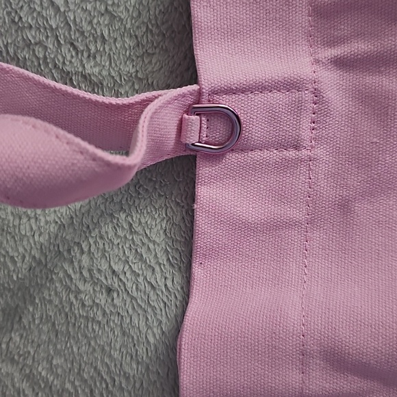 New - Swarovski - Iconic Swan - Pink Canvas Tote Bag w/ Tag - Picture 5 of 7